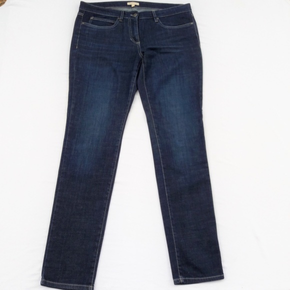 Eileen Fisher Classic Jeans Organic Cotton Straight Dark Wash 10 34 x 32 - Picture 3 of 8